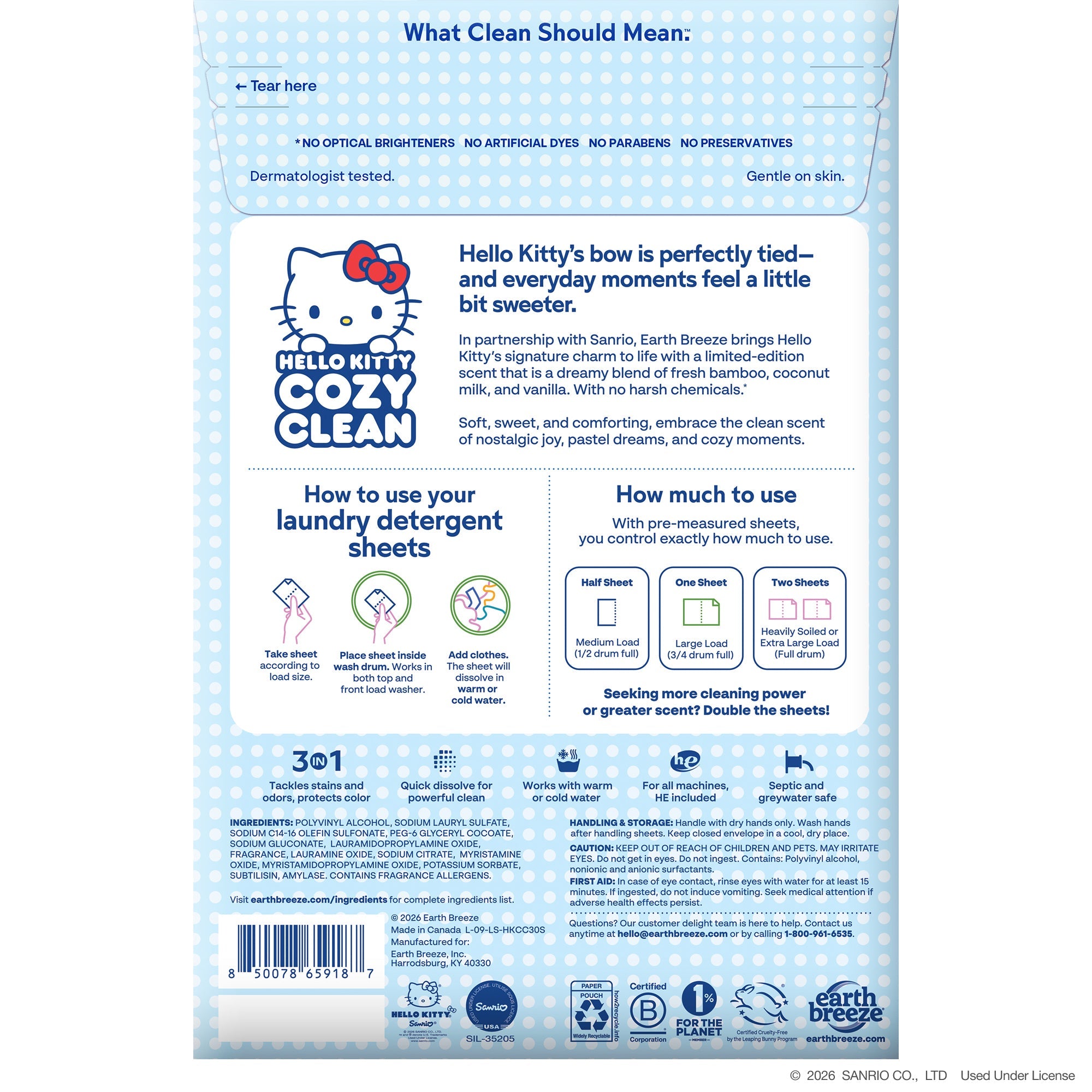 Hello Kitty™ Laundry Detergent Sheets - image 6