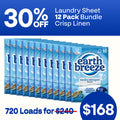 Laundry Sheet Bundle - 12 Pack - Crisp Linen