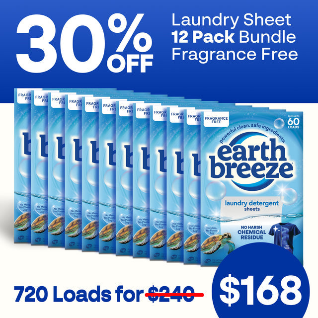 Laundry Sheet Bundle - 12 Pack - Fragrance Free