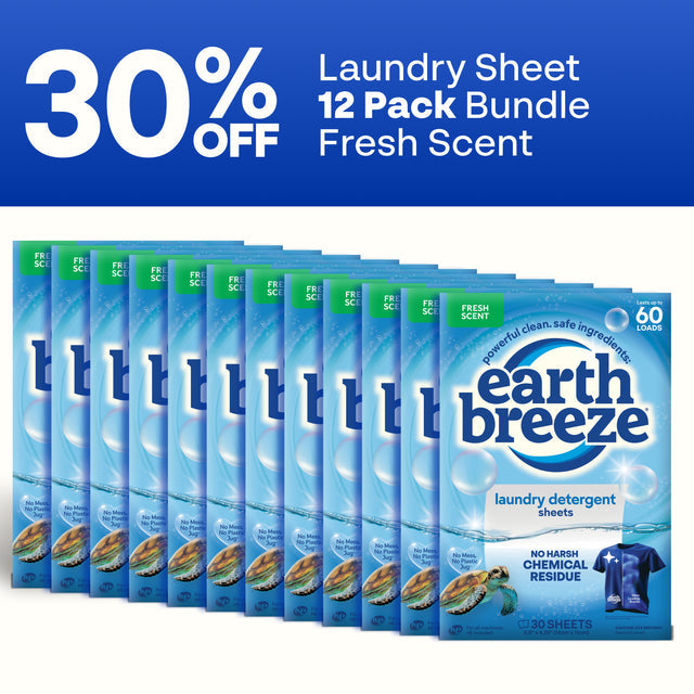 Laundry Sheet Bundle - 12 Pack - Fresh Scent