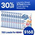 Laundry Sheet Bundle - 12 Pack - Spring Blossom