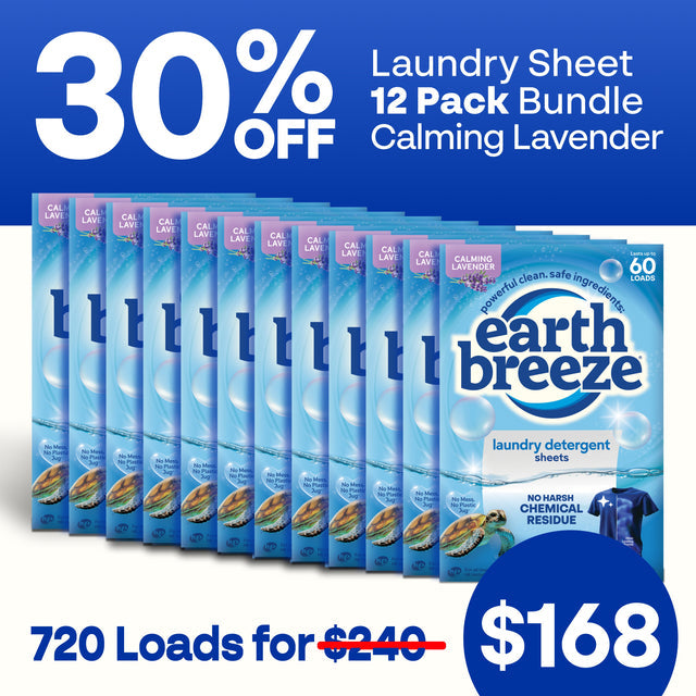 Laundry Sheet Bundle - 12 Pack - Calming Lavender