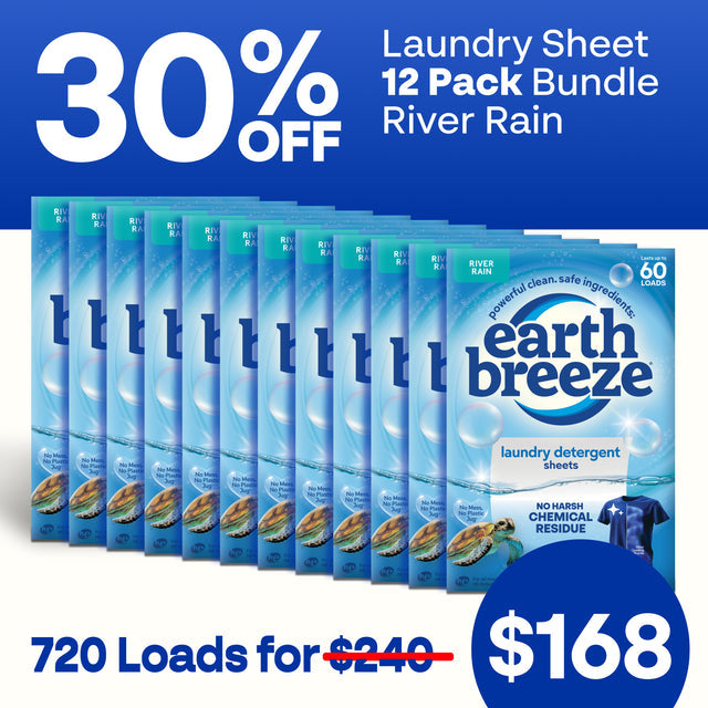 Laundry Sheet Bundle - 12 Pack - River Rain